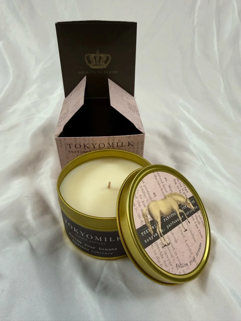 Tokyomilk Follow‎ Your Dreams Perfumed Luminary Candle 6oz Tokyo Milk